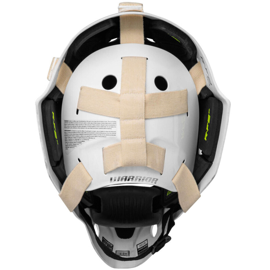 Brankářská hokejová maska Warrior  F2 White Senior L/XL - main (4)