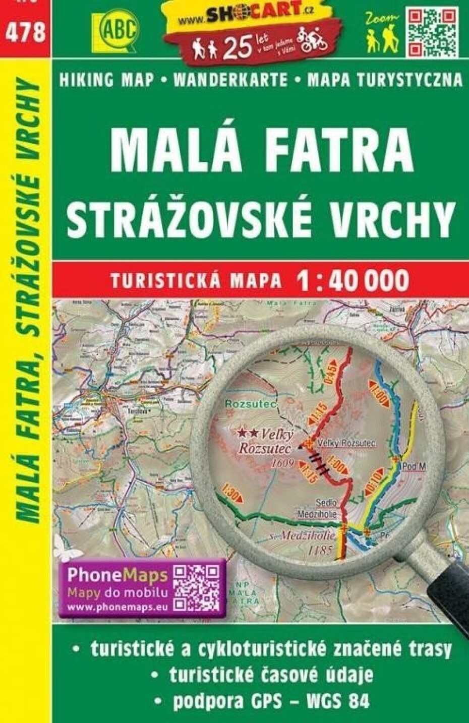SC 478 Malá Fatra, Strážovské vrchy 1:40 000 - main (0)