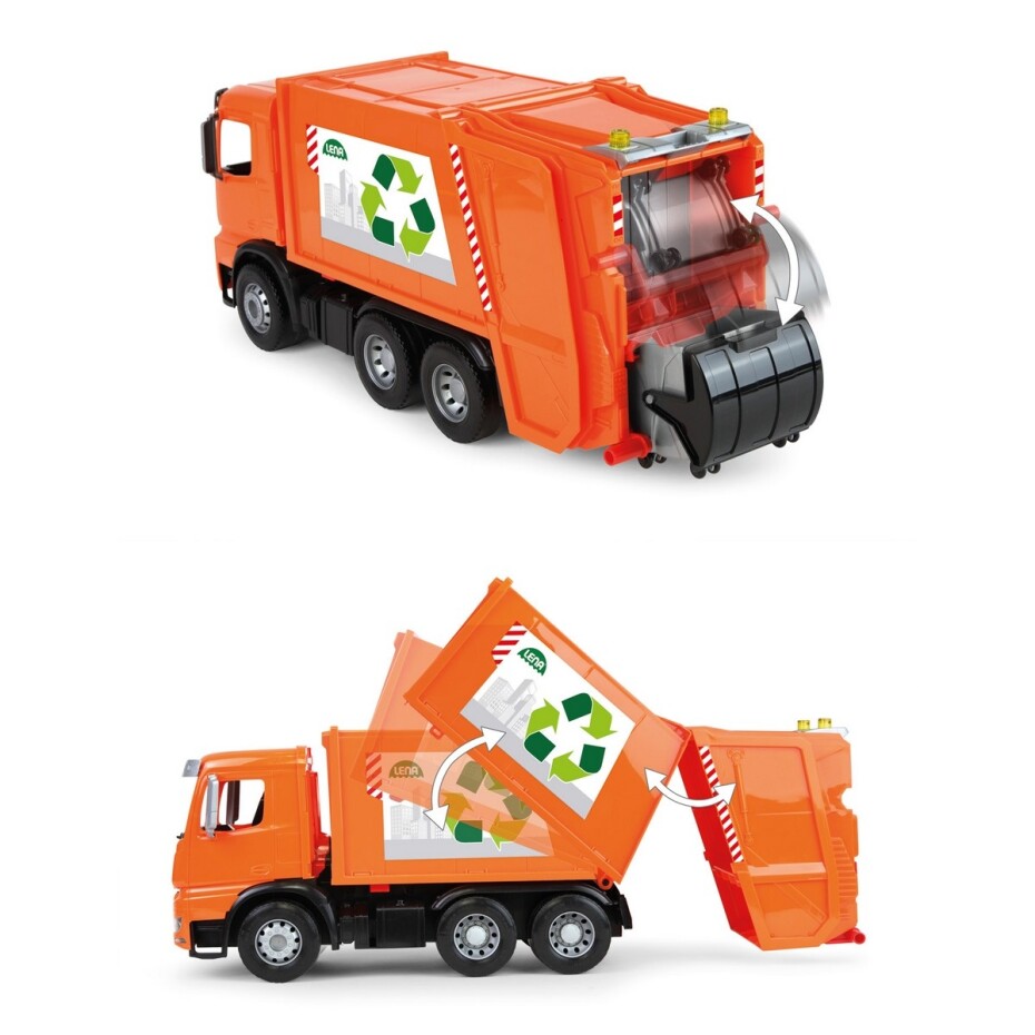 Lena Auto popelář plast 53cm Mercedes Arocs v krabici 54x26x20cm 04614 - main (2)