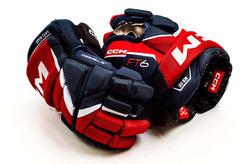 Hokejové rukavice CCM JetSpeed FT6 Navy/Red/White Junior 12 palců - main (2)