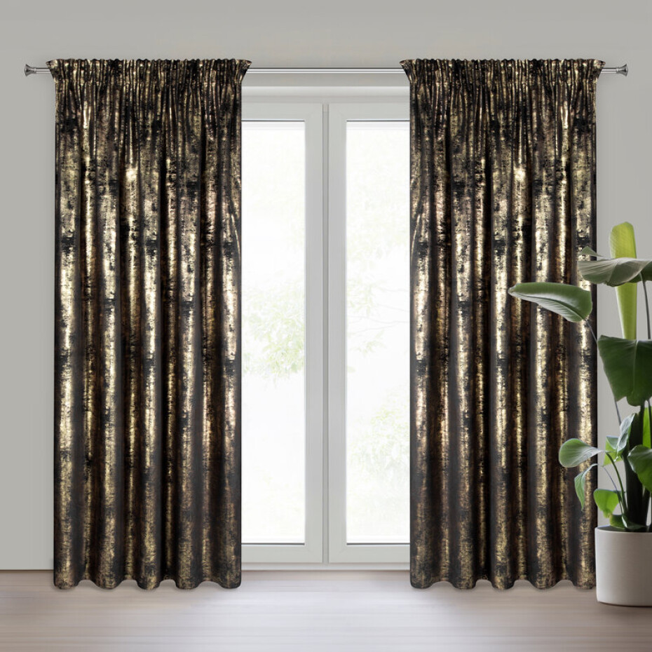 ArtFir Závěs RENIA P | černá 140 x 270 cm - main (0)