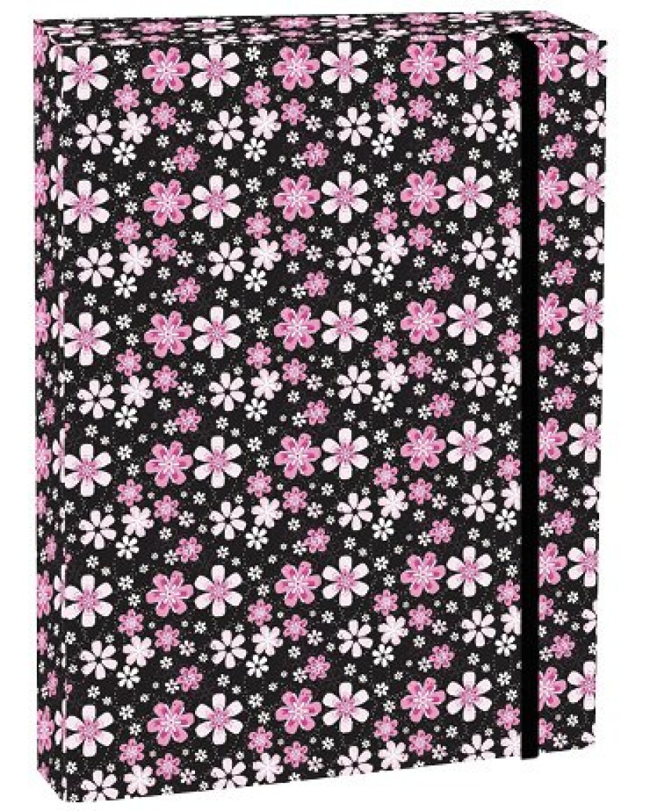 Box na sešity A4 s klopou Flowers - main (0)