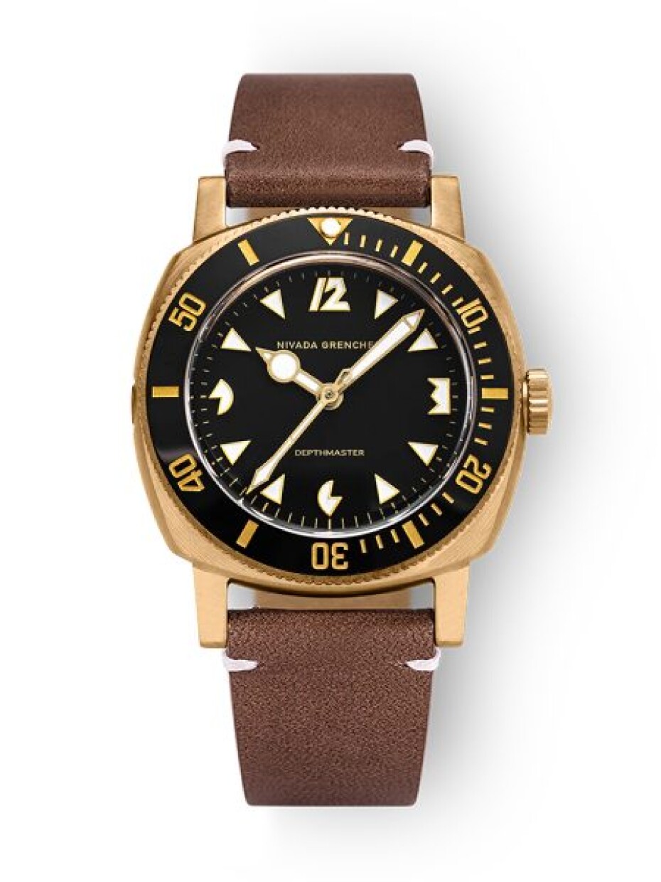 Nivada Grenchen Depthmaster Bronze - Brown Leather - main (4)