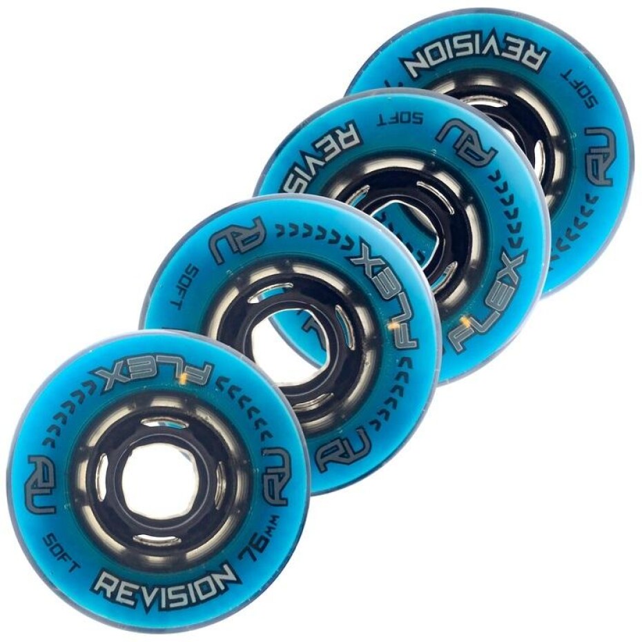 Revision Kolečka Flex Soft Indoor Blue/Black (1ks) - main (0)