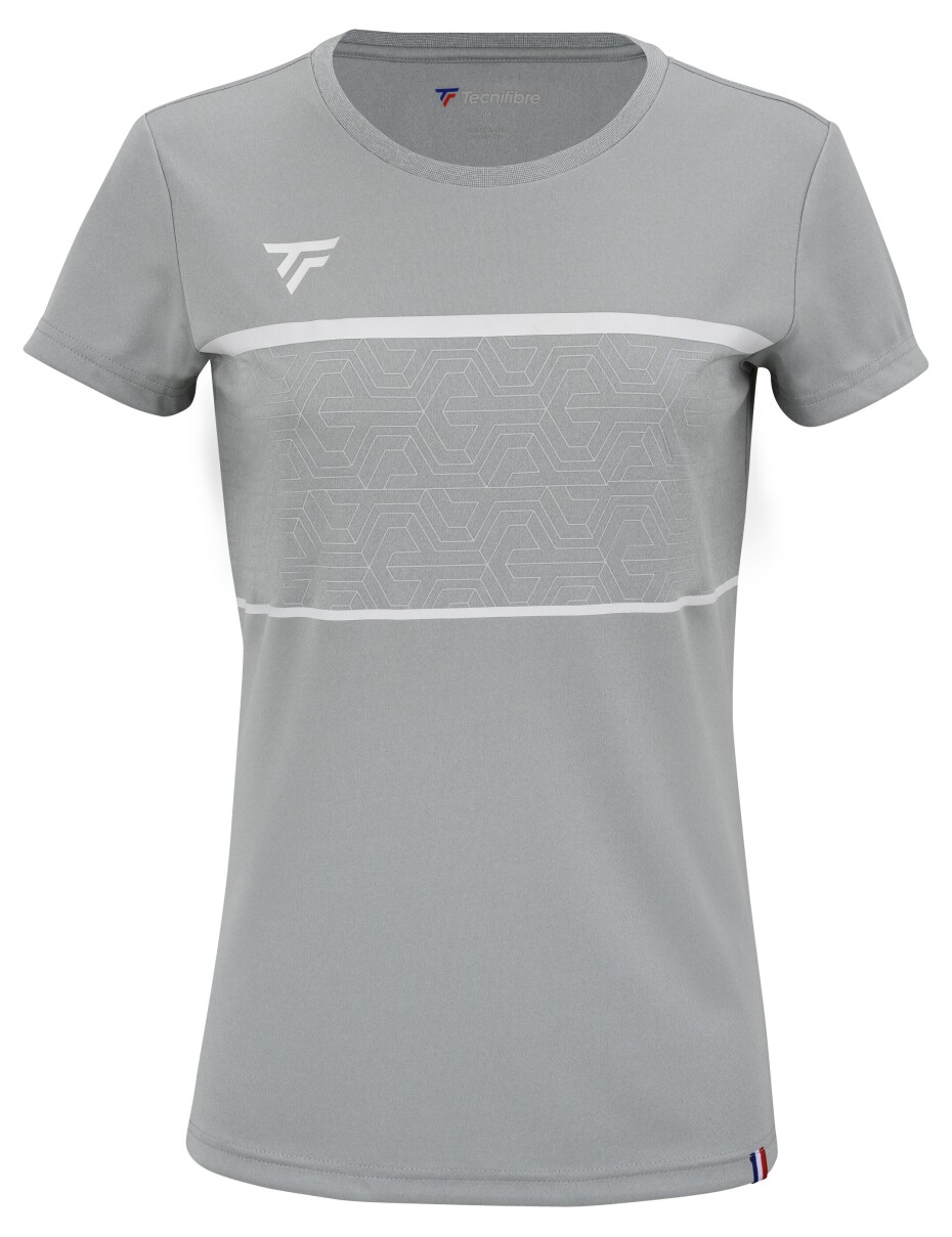 Dámské tričko Tecnifibre  Club Tech Tee Silver M - main (0)