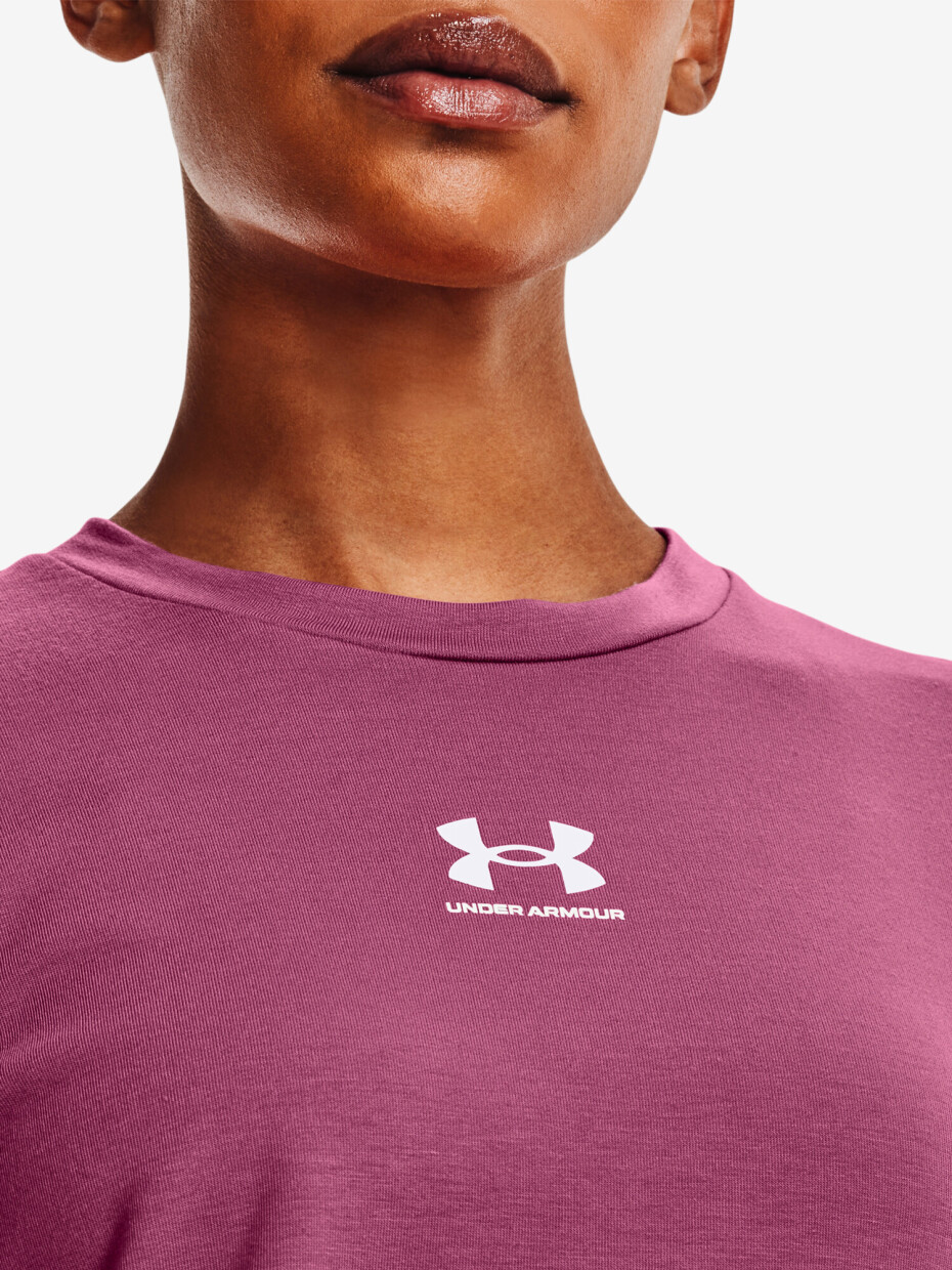 Under Armour Rival Terry Crew-PNK 1369856-669 - main (2)
