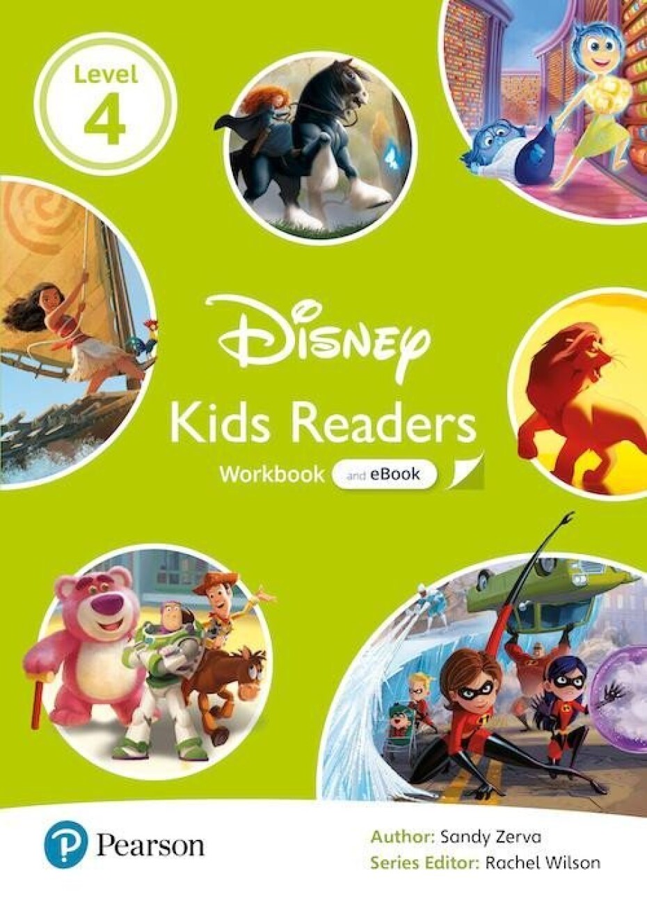 Pearson English Kids Readers: Level 4 Workbook with eBook and Online Resources (DISNEY) - Sandy Zerva - main (0)