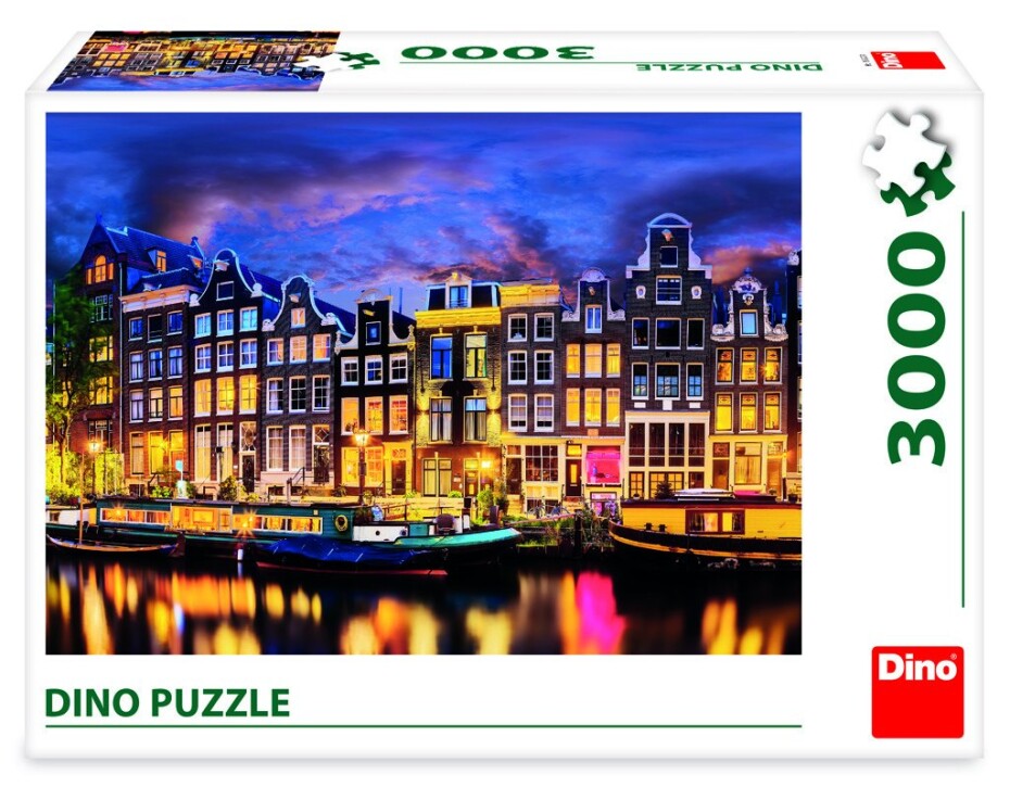 Puzzle Amsterdam 3000 dílků - Dino - main (0)