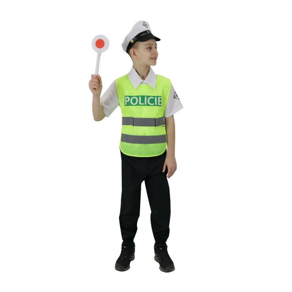Rappa Dětský kostým Dopravní policista, vel. S - main (1)