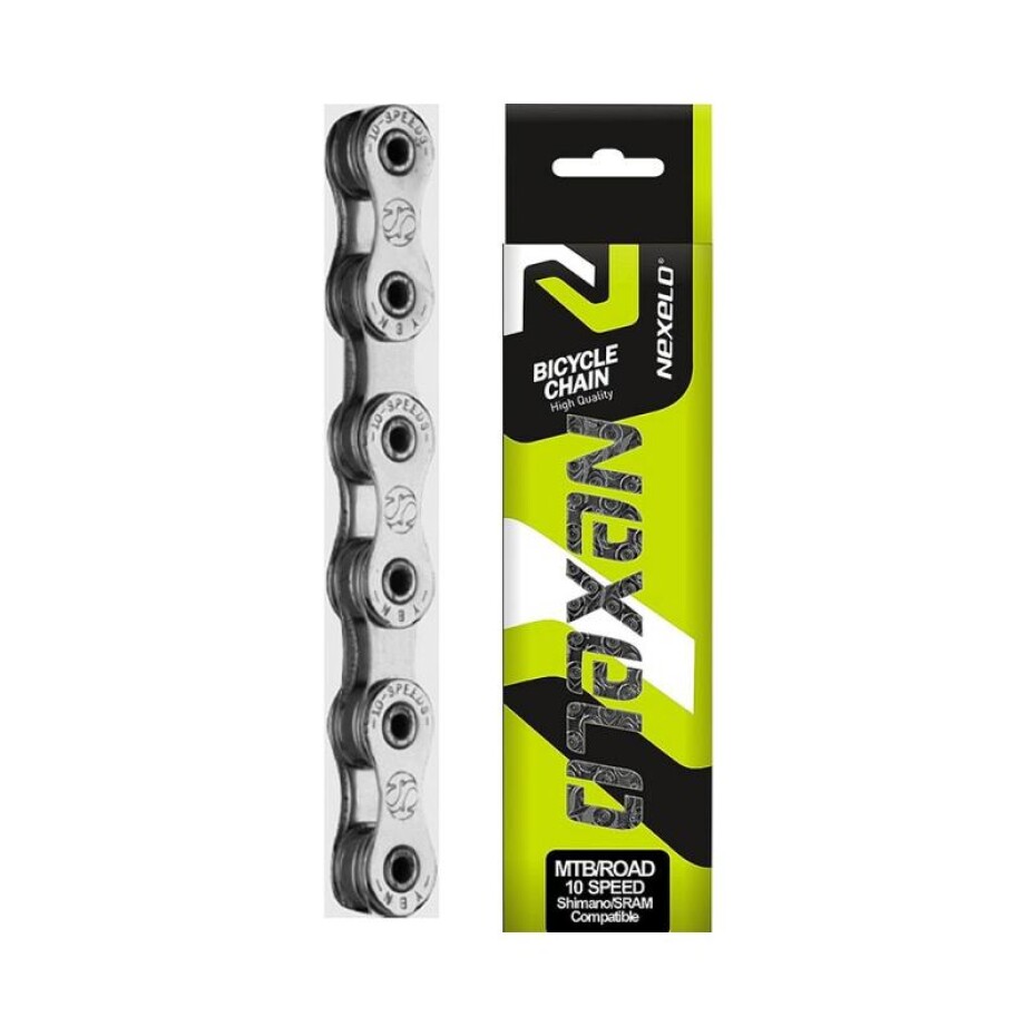 Nexelo 10 Rychlostí Stříbrný Light řetěz - main (0)