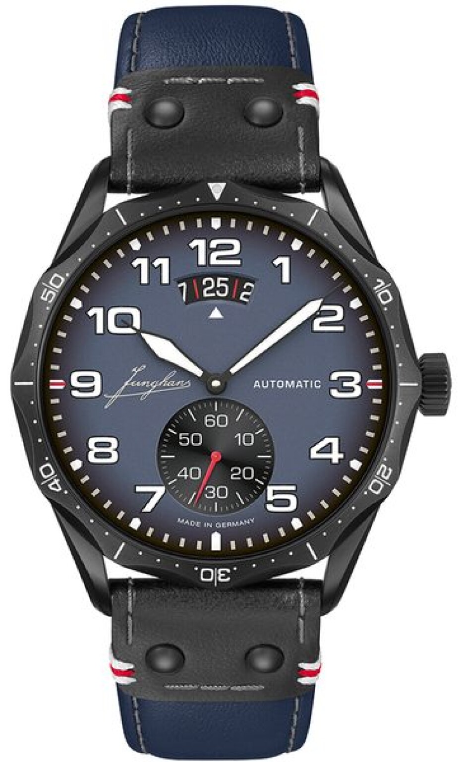 Junghans Meister Pilot Automatic Small Second Navy Blue 27/4397.00 - main (0)