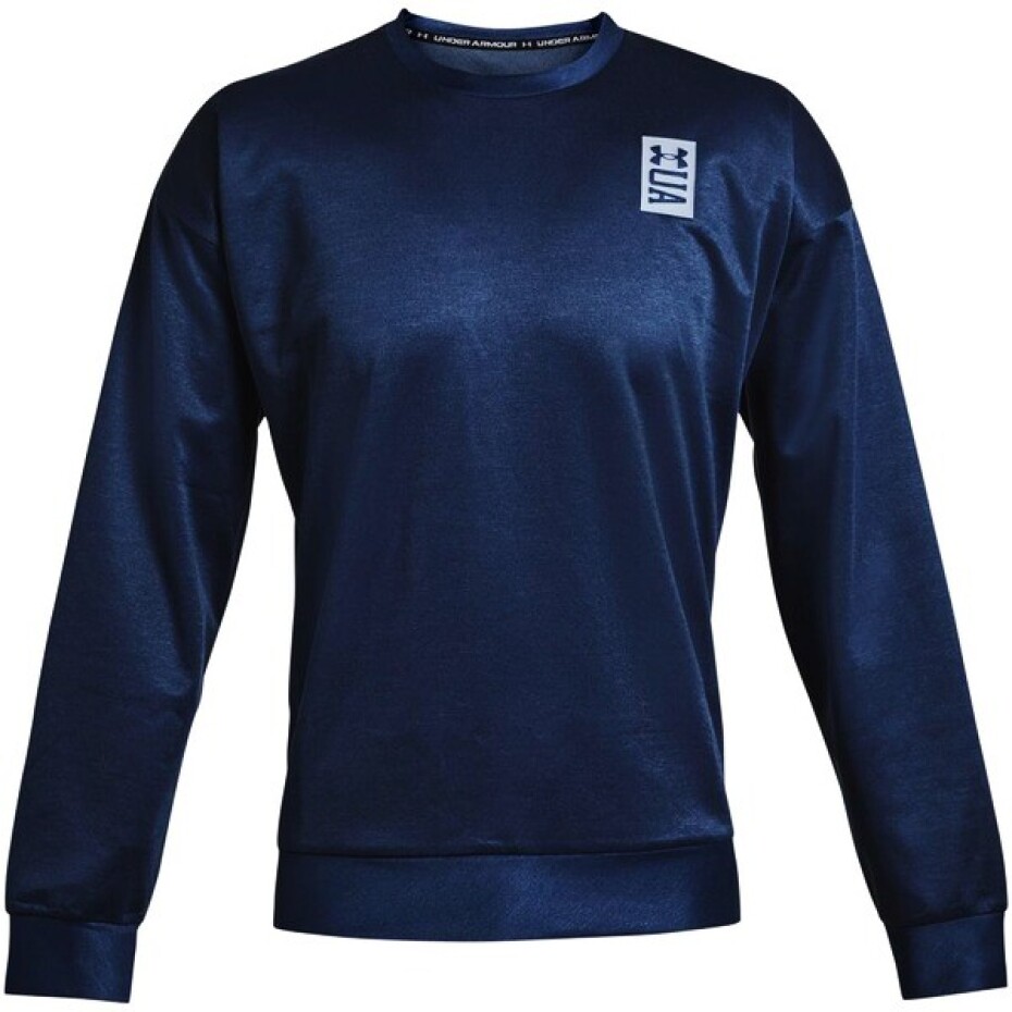 Pánská mikina Under Armour  RECOVER LS CREW dark blue XXL - main (0)