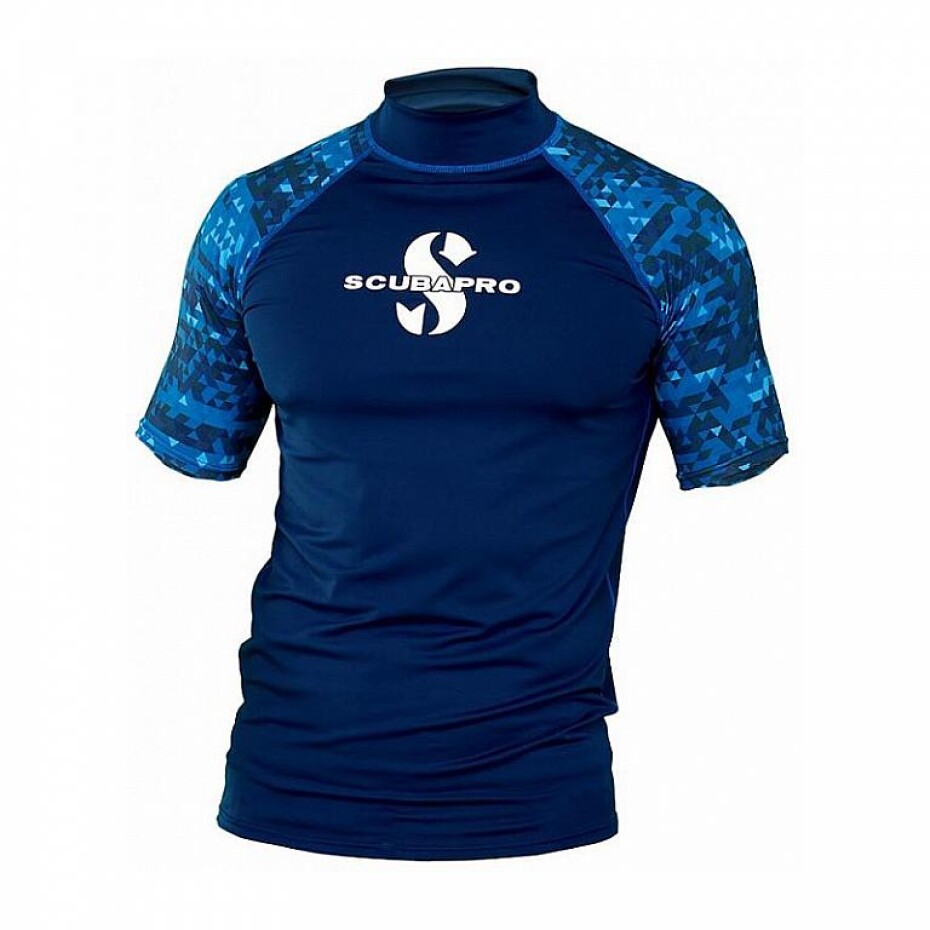 Lycrové triko Scubapro RASH GUARD AEGEAN UPF50, krátký rukáv - pánské - main (0)