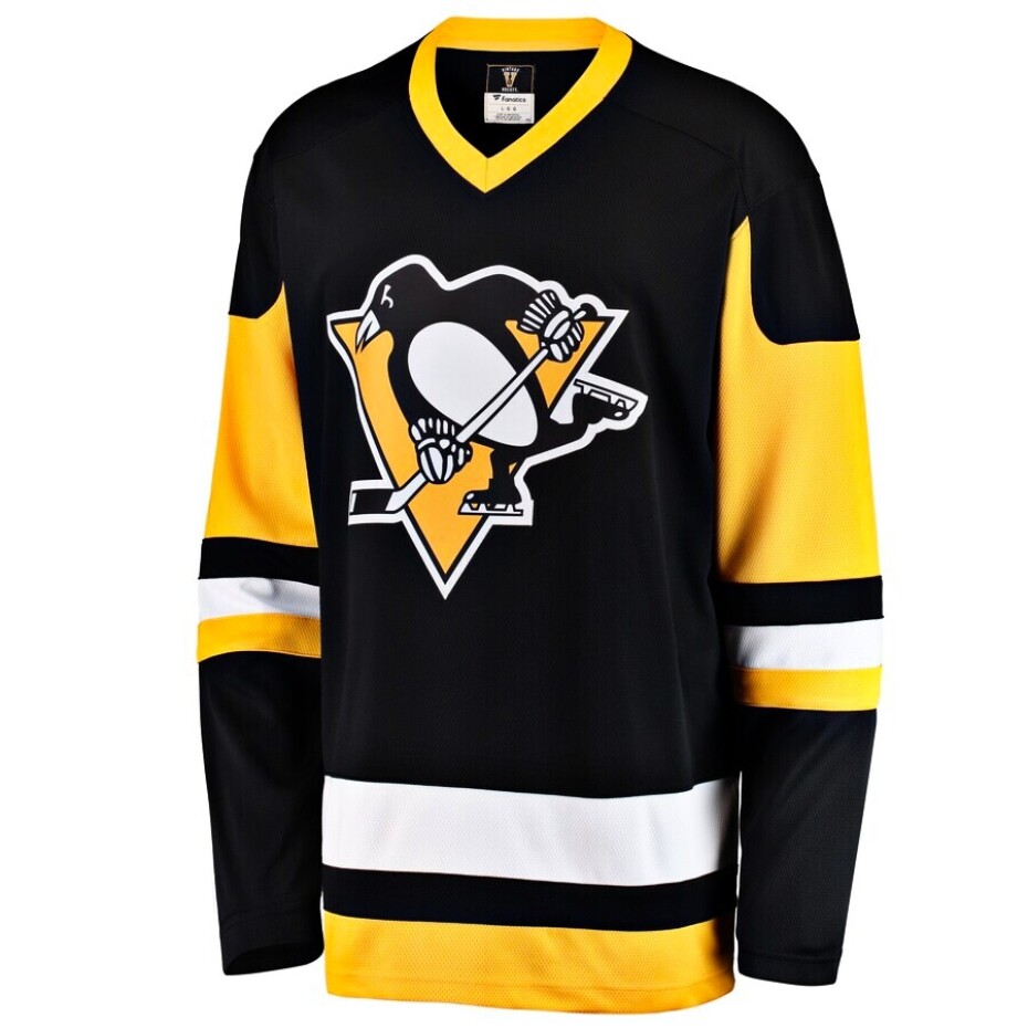 Pánský dres Fanatics Breakaway Jersey NHL Vintage Pittsburgh Penguins 1988-1992  M - main (1)