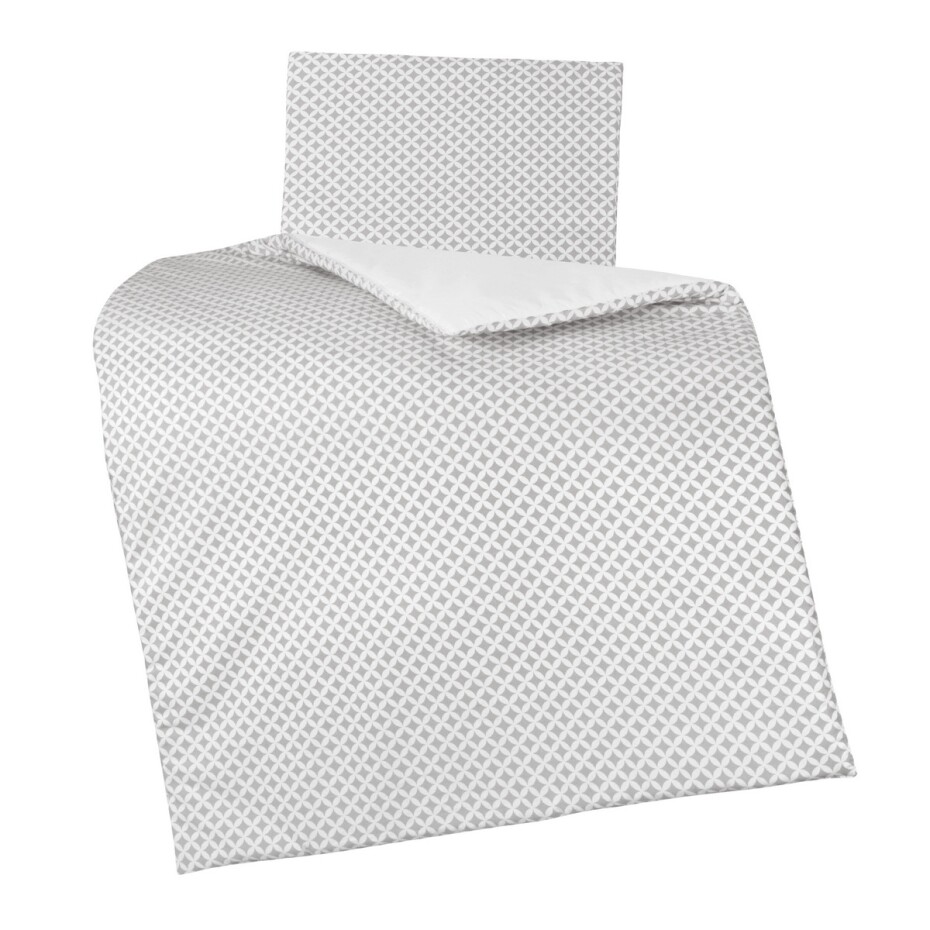 Bellatex Dětský set polštáře a přikrývky Kosočtverce šedá, 75 x 100 cm, 42 x 32 cm - main (5)