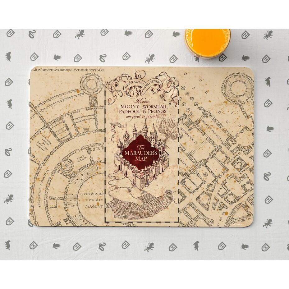 Dětské prostírání Harry Potter Marauders Map, 42 x 30 cm - main (1)