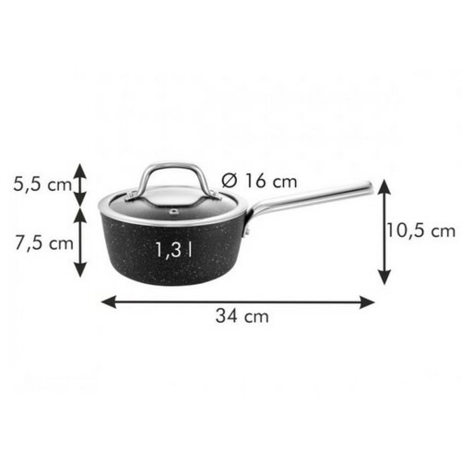 TESCOMA rendlík PRESIDENT Stone s poklicí ø 16 cm, 1.3 l  - main (1)