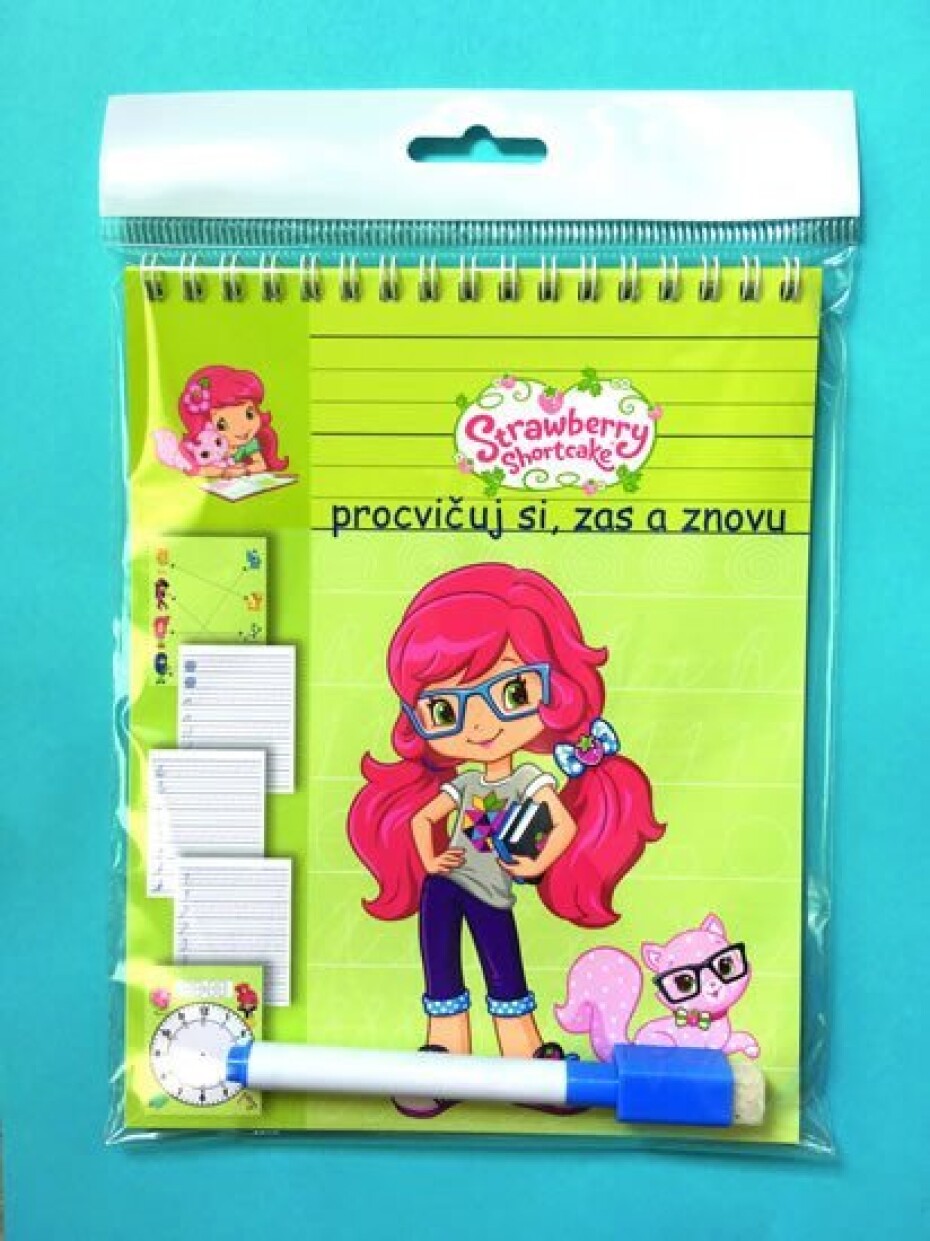 Strawberry - Stíratelné listy A5 s popisovačem – Procvičuj si, zas a znovu - main (0)