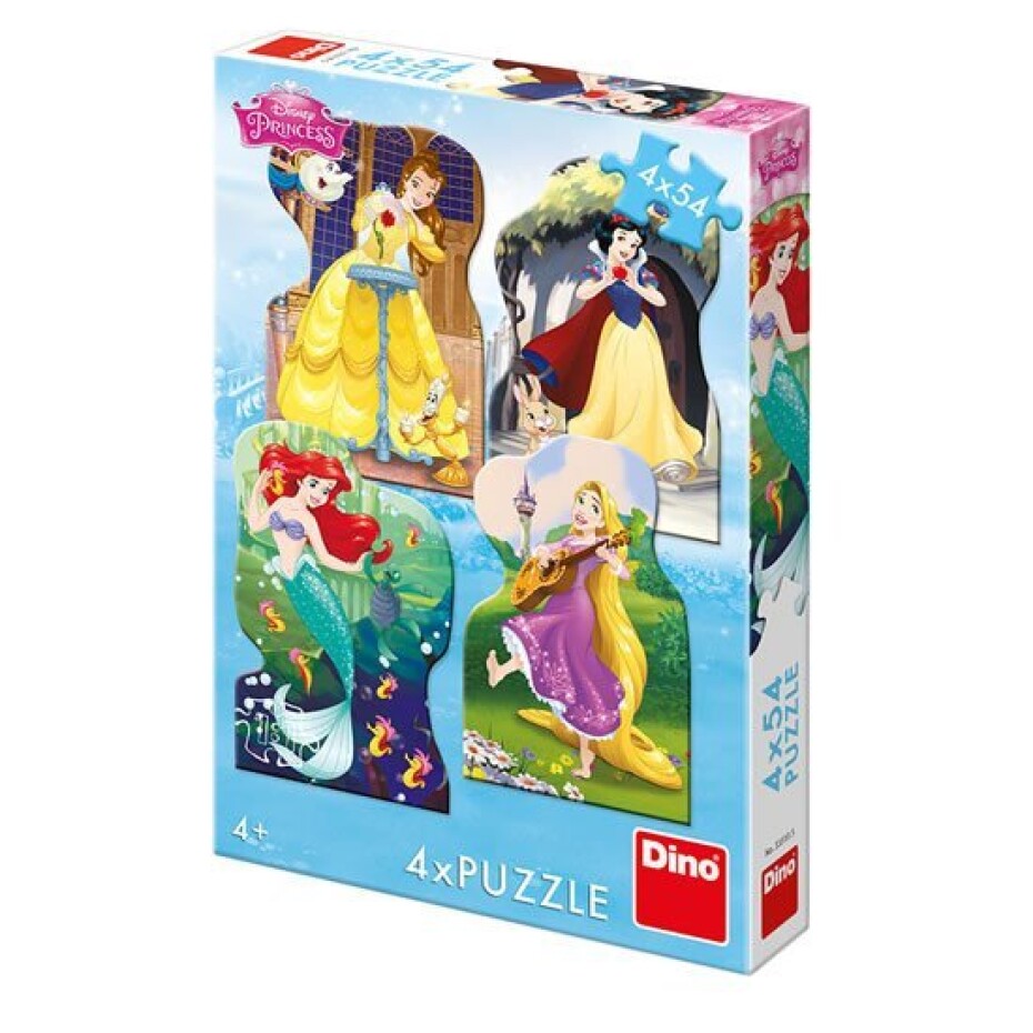 Disney Princezny a kamarádi: puzzle 4x54 dílků - main (0)