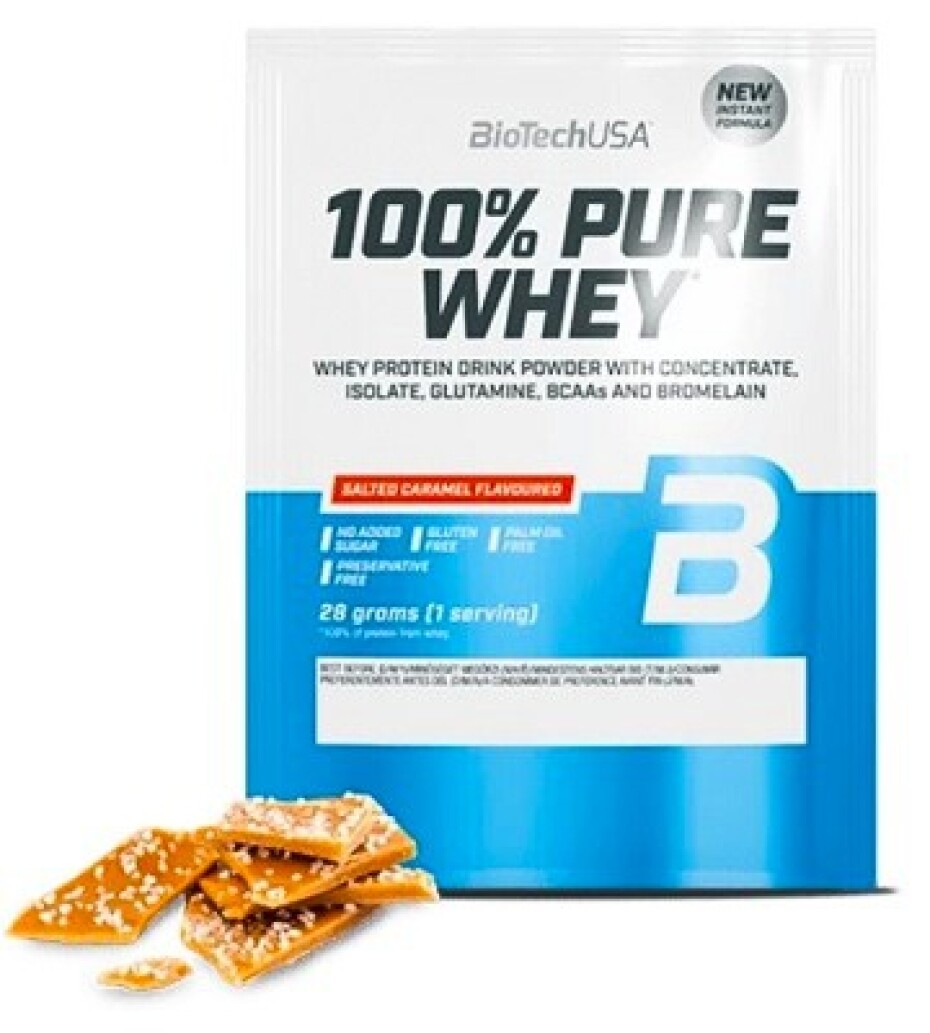 BioTech USA 100% Pure Whey 28 g vanilka bourbon - main (2)