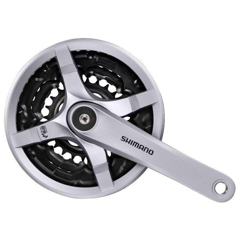 Shimano Tourney FC-TY501 42/34/24 Stříbrné 170mm kliky - main (0)