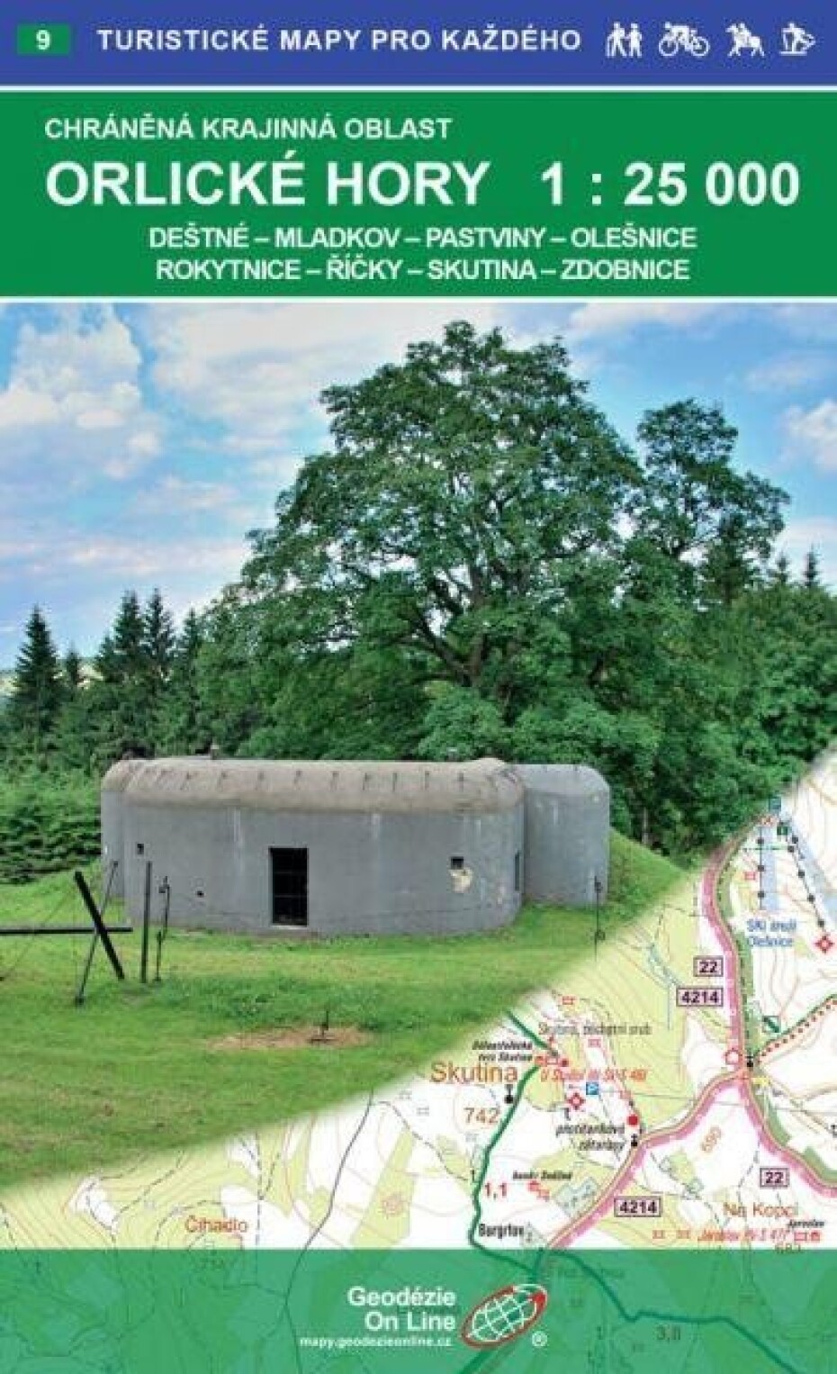 Orlické hory 1:25 000 / 9 Turistické mapy pro každého, 3.  vydání - main (0)