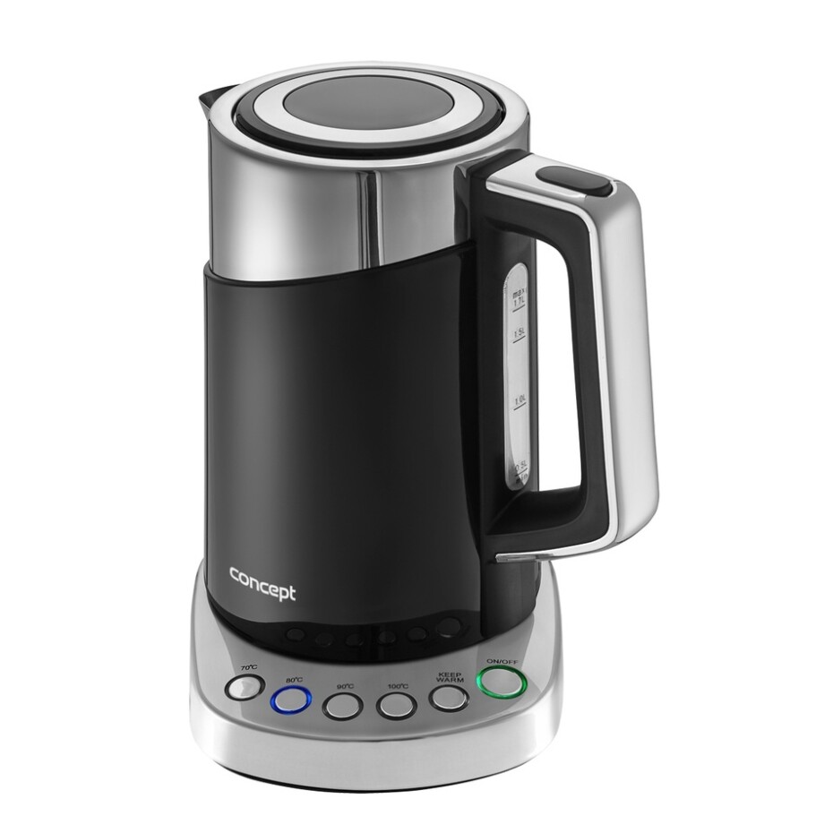 Concept RK3171 rychlovarná konvice s termoregulací Cool Touch 1,7 l, černá - main (0)