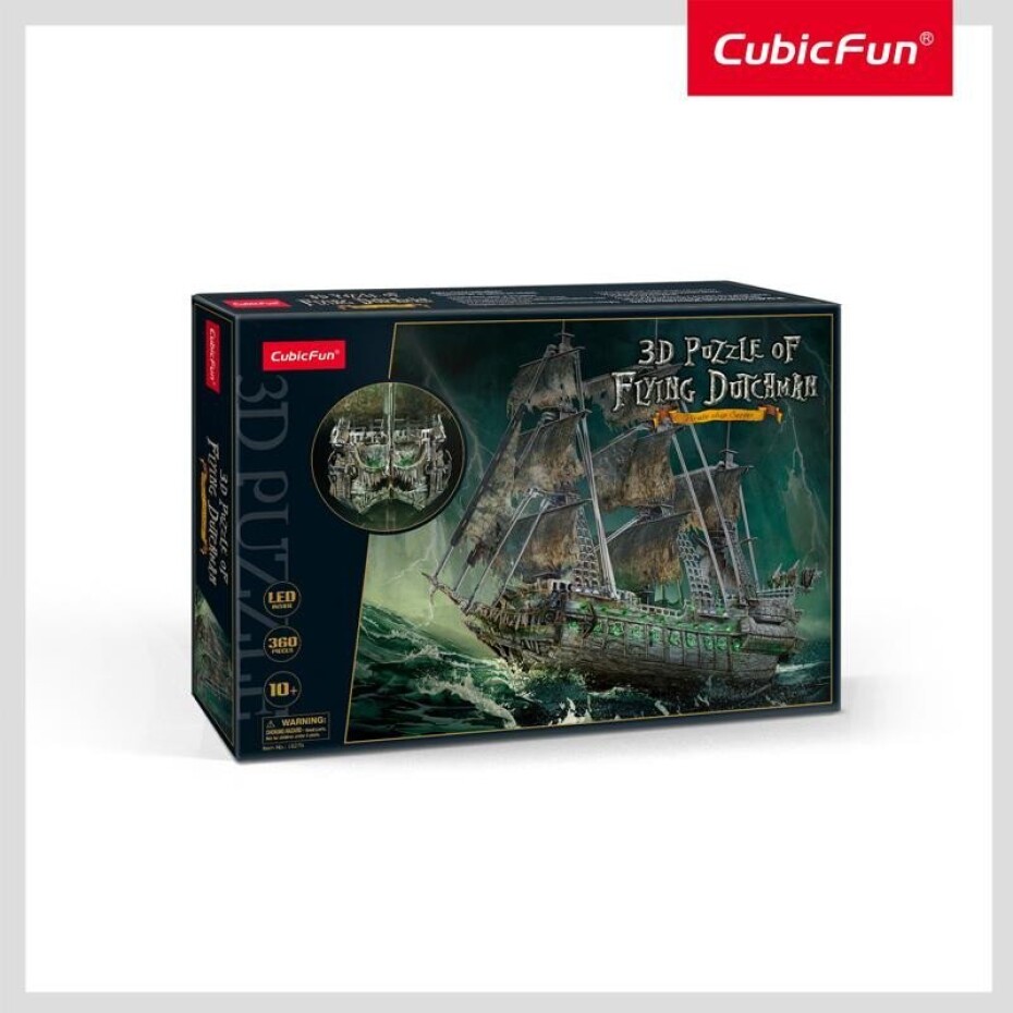 Puzzle 3D LED - Létající Holanďan 360 dílků - CubicFun - main (0)