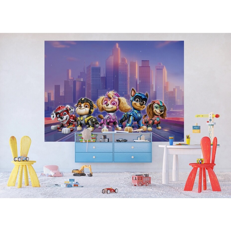 Dětská fototapeta Paw Patrol Movie 251 x 182 cm, 4 díly - main (1)