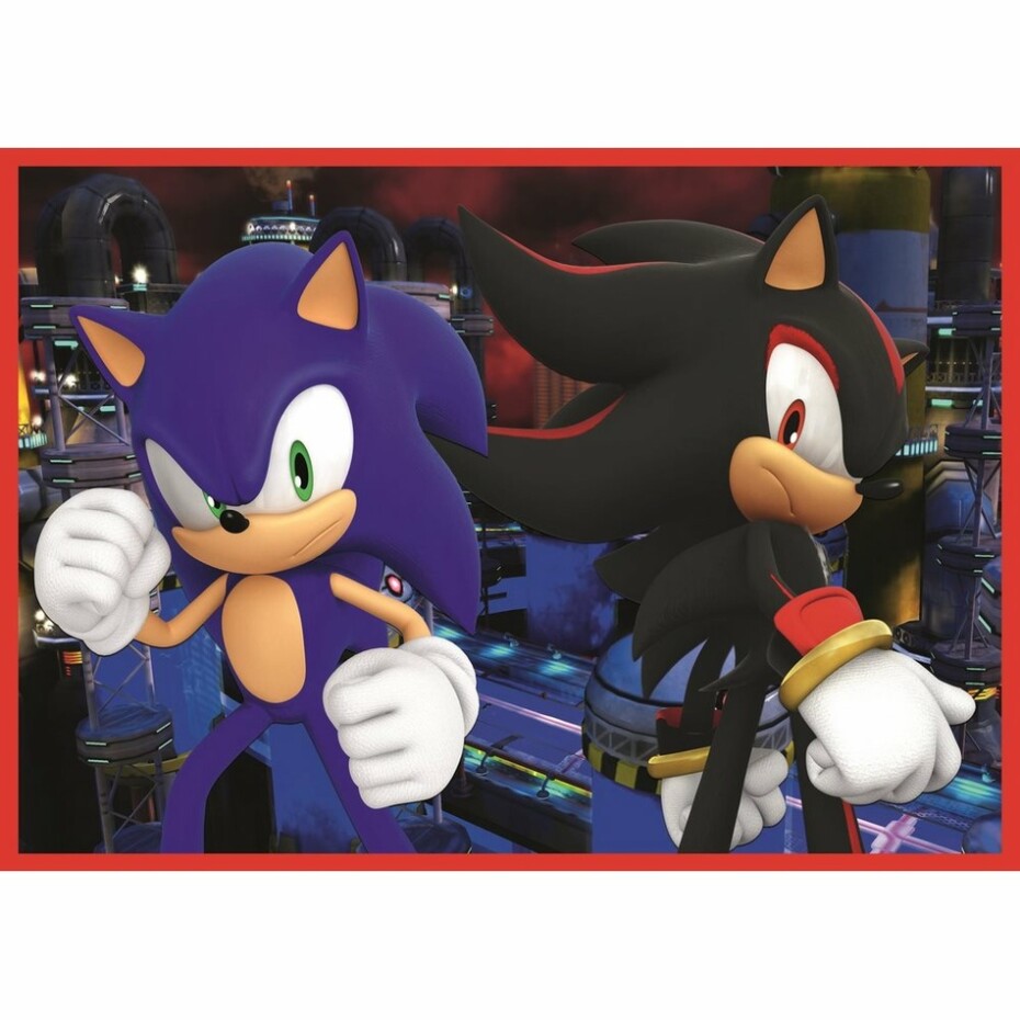 Trefl Puzzle Sonic Dobrodružná jízda, 4v1 (35, 48, 54, 70 dílků) - main (1)