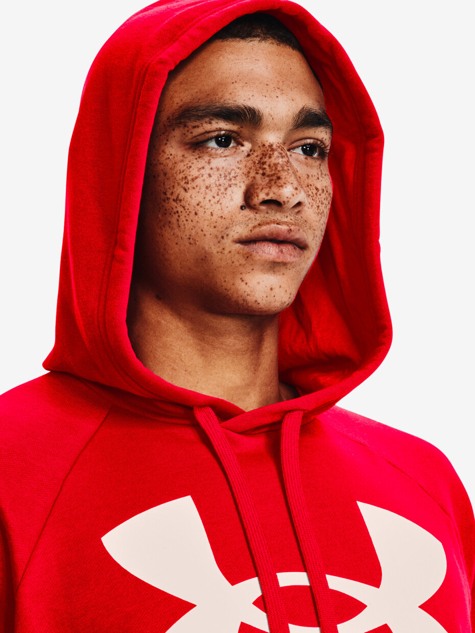 Pánská mikina Under Armour  Rival Fleece Big Logo HD-RED L - main (2)