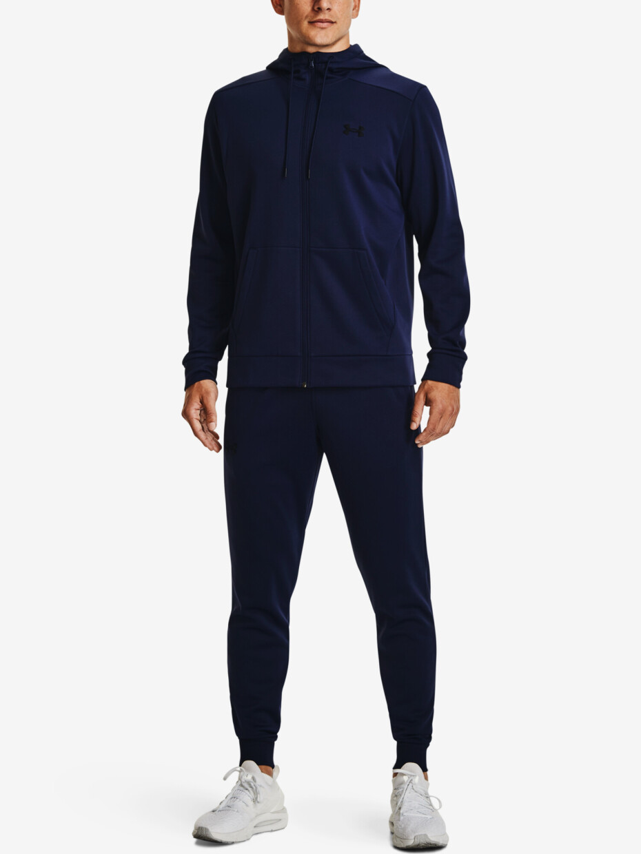 Pánská mikina Under Armour  Fleece FZ Hoodie-NVY L - main (1)