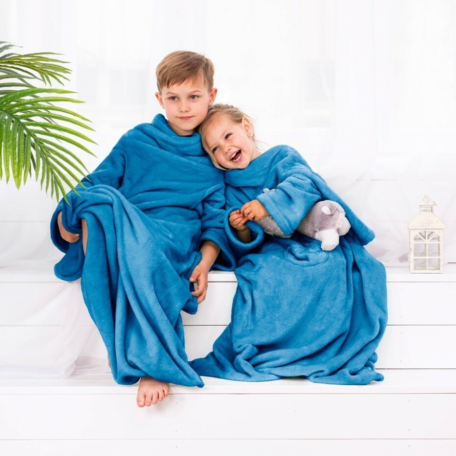 Decoking Deka s rukávy Lazy Kids indigo, 90 x 105 cm - main (0)
