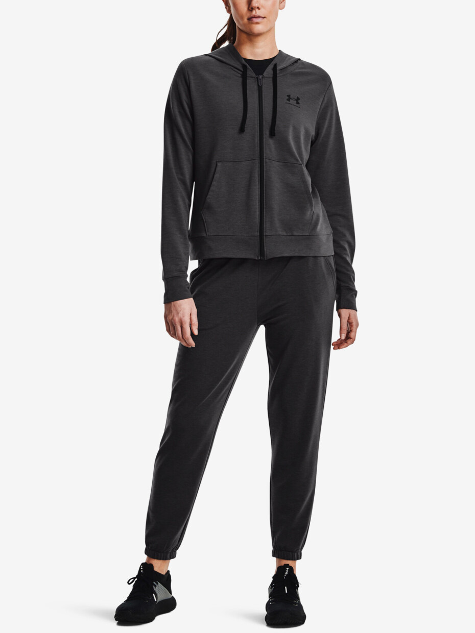 Dámská mikina Under Armour  Rival Terry FZ Hoodie-GRY XS - main (1)
