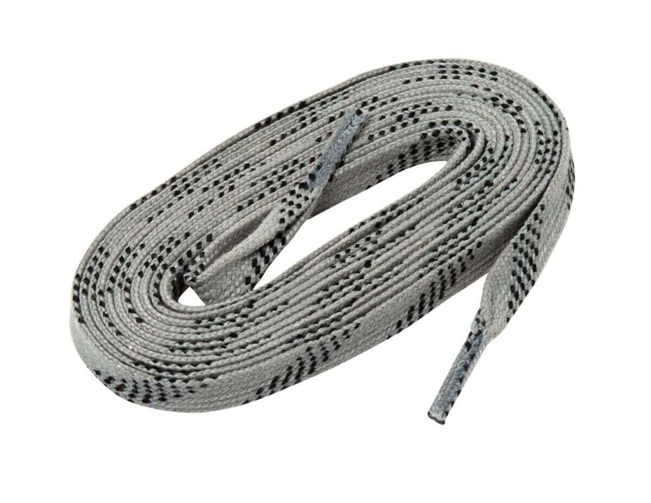 Voskované hokejové tkaničky WinnWell  Grey  244 cm - main (0)