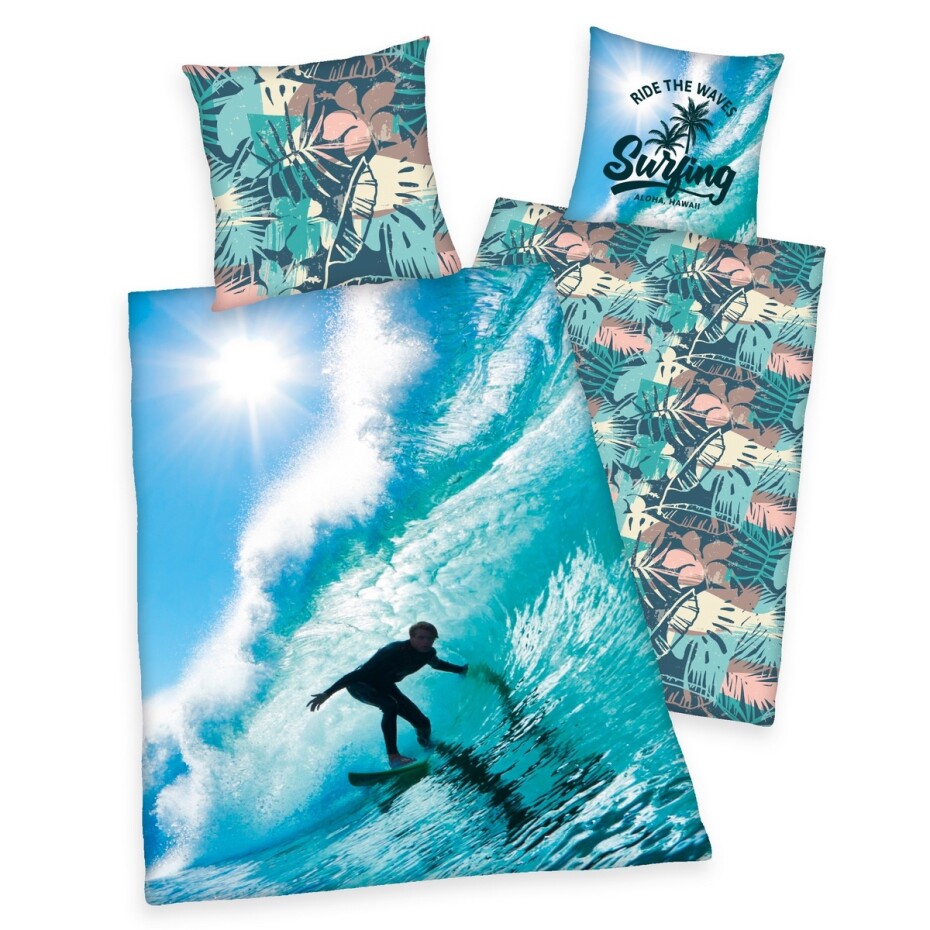 Herding Bavlněné povlečení Surfing, 140 x 200 cm, 70 x 90 cm - main (0)