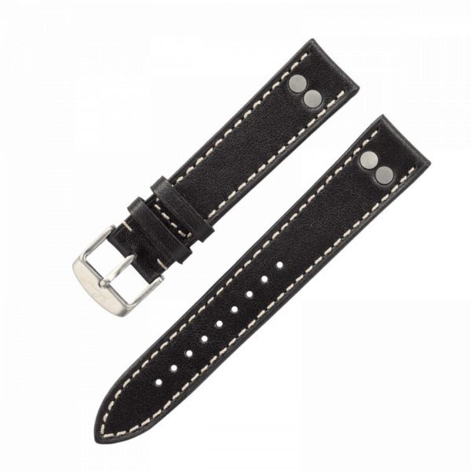 Řemínek Laco Pilot - černý - 20 mm - L – Standardní délka (doporučujeme) - 18 mm - main (0)