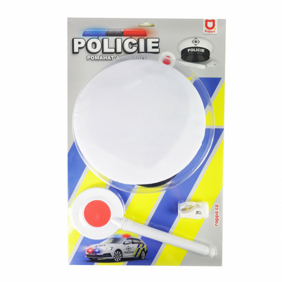 Rappa Sada dopravní policie s plácačkou a píšťalou - main (1)