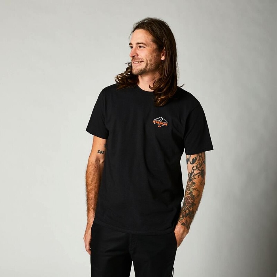 Fox pánské tričko Hero Dirt Premium s krátkým rukávem Black - main (0)