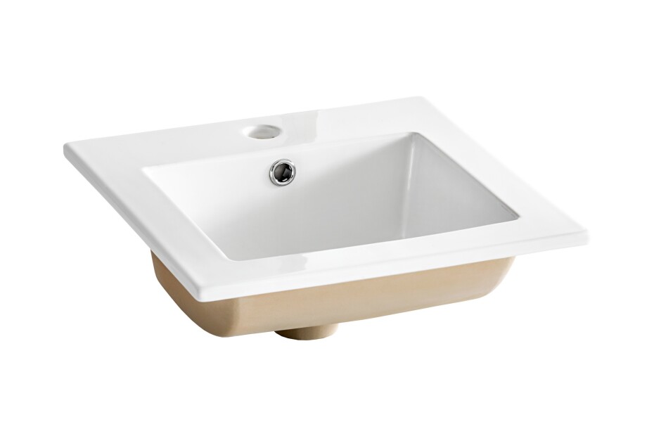 ArtCom Keramické umyvadlo SQUARE 42 CFP 9048 B/8023 | bílá 40 cm - main (0)