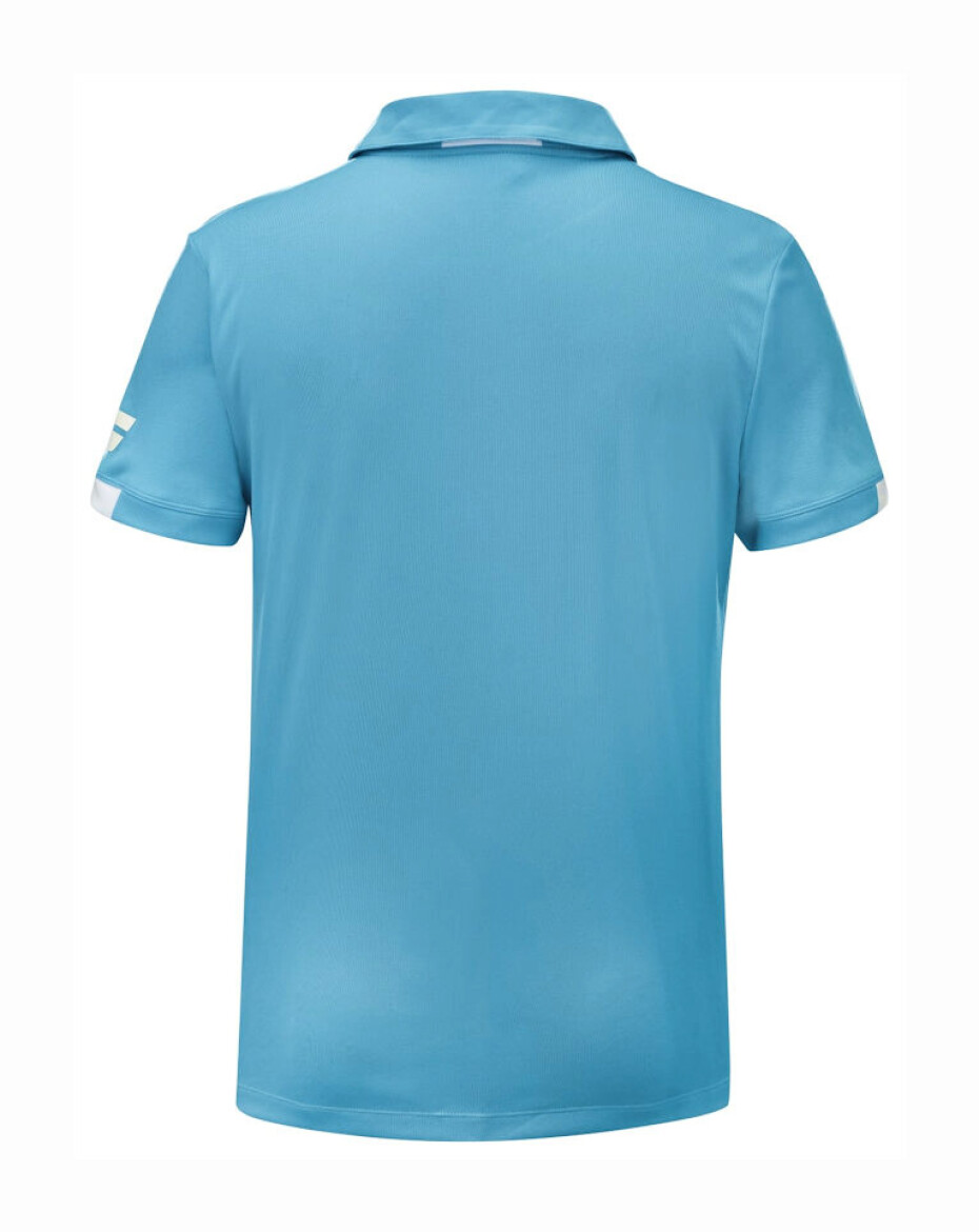 Pánské tričko Babolat  Play Polo Men Cyan Blue M - main (2)