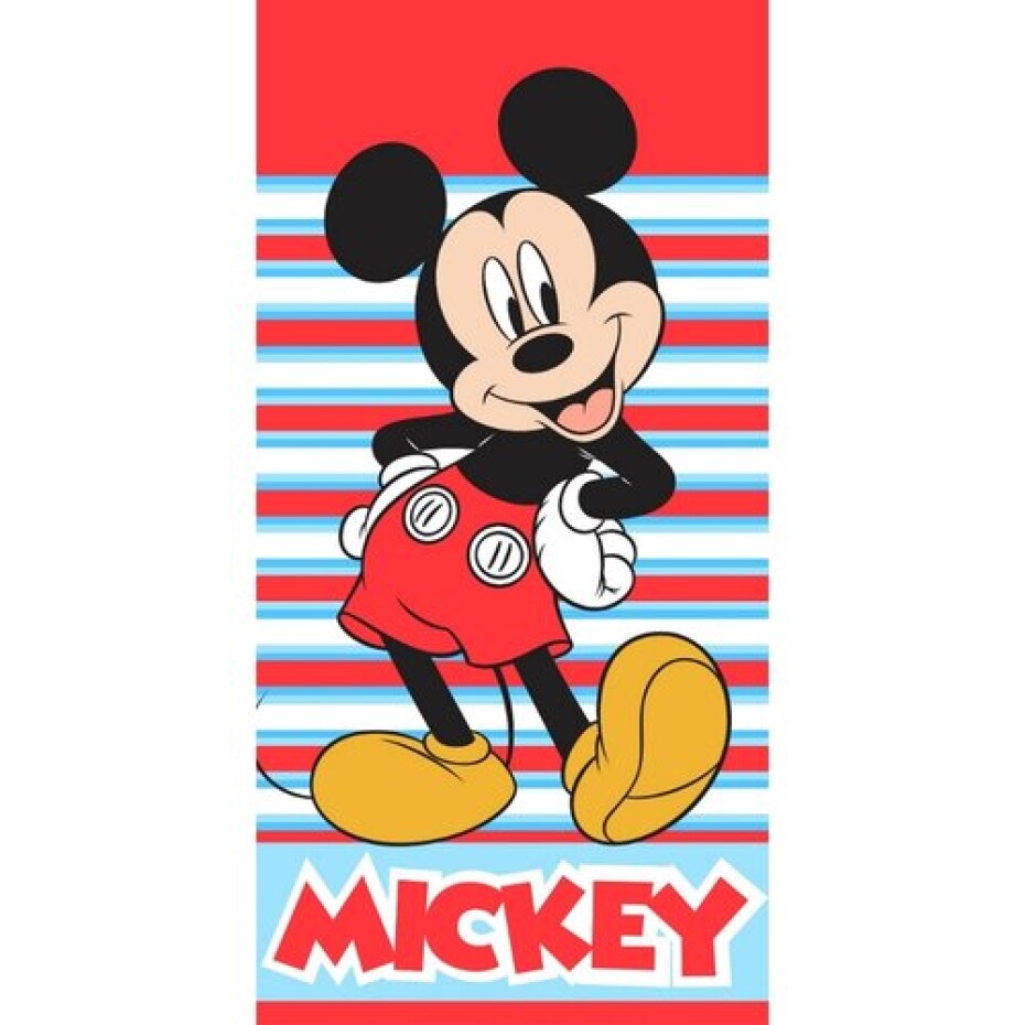 Carbotex Dětská osuška Mickey Mouse Vždy s úsměvem, 70 x 140 cm - main (0)