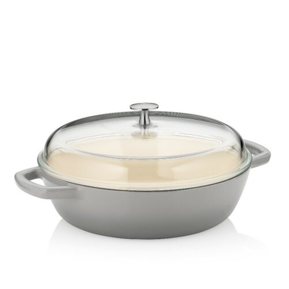 Kela Hluboká framářská pánev CALIDO, litinová, světle šedá, 28 cm, 3,8 l - main (0)