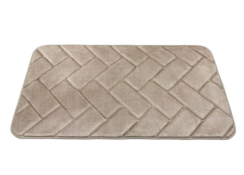 BO-MA Protiskluzová koupelnová předložka 3D 7288 beige - 50x80 cm - main (2)