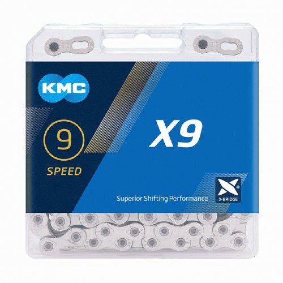 Kmc X9 Stříbrný 114ČL BOX řetěz - main (0)
