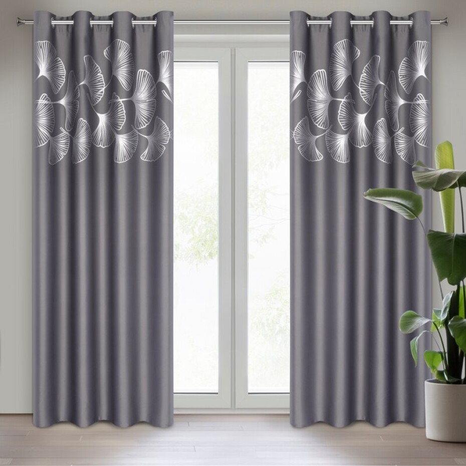 ArtFir Zatemňovací závěs HARMONY K | grafit 140 x 250 cm - main (0)