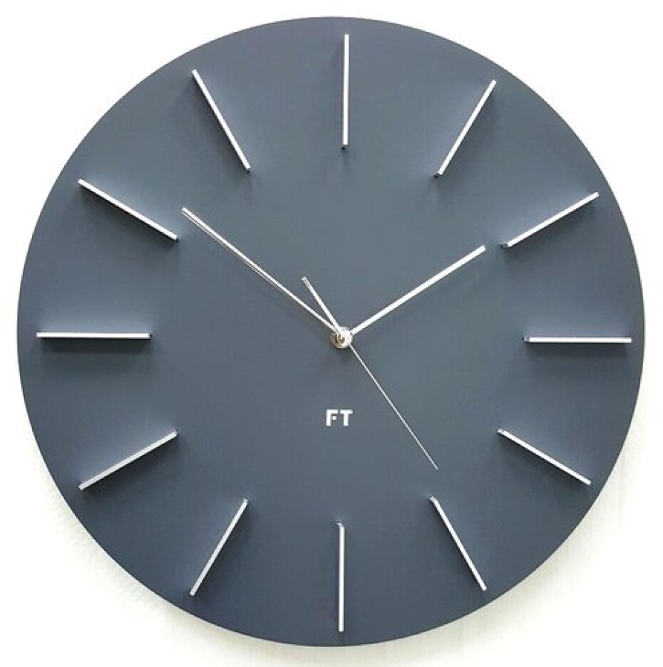 Future Time FT2010GY Round grey Designové  - main (0)