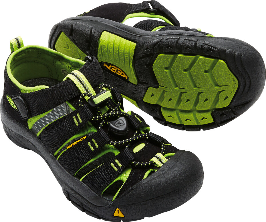 Dětské sandály Keen  Newport H2 JR Black/Lime Green  US 3 - main (5)