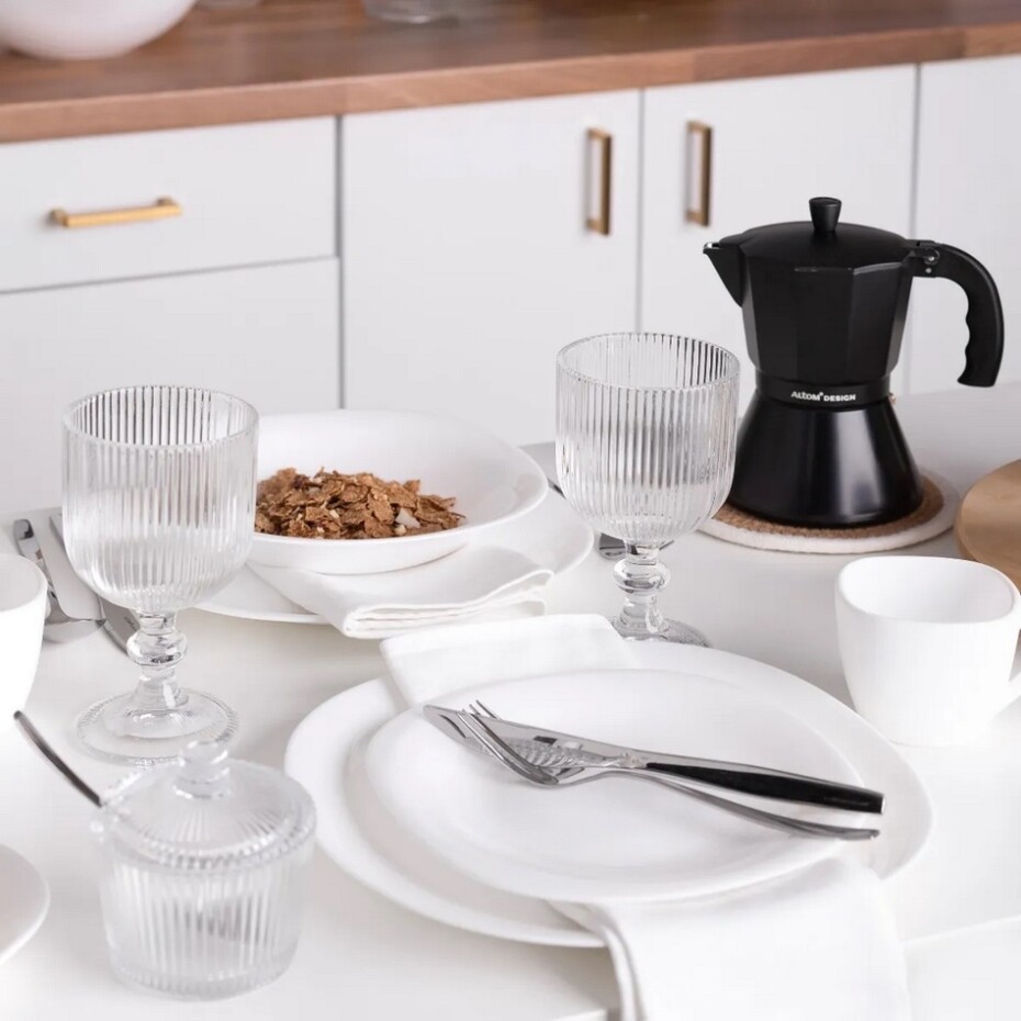 Altom Sada hlubokých talířů z opálového skla White harmony 22,5 cm, 6 ks - main (4)