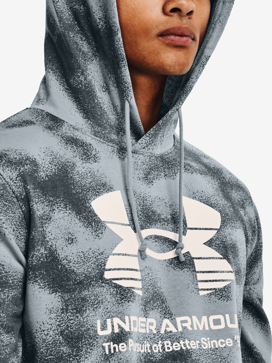Pánská mikina Under Armour  Rival Terry Novelty HD-BLU XXL - main (2)